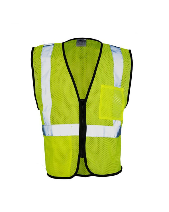 Kishigo 1537-1538 - Double-Pocket Zippered Economy Class 2  Vest