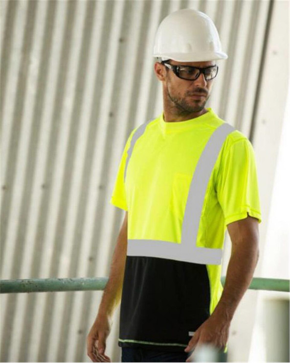 Kishigo 9162 - Black Bottom Class 2 T-Shirt