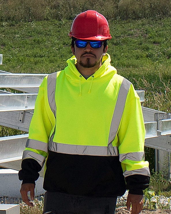 Kishigo JS154 - Sudadera con capucha Hi-Vis