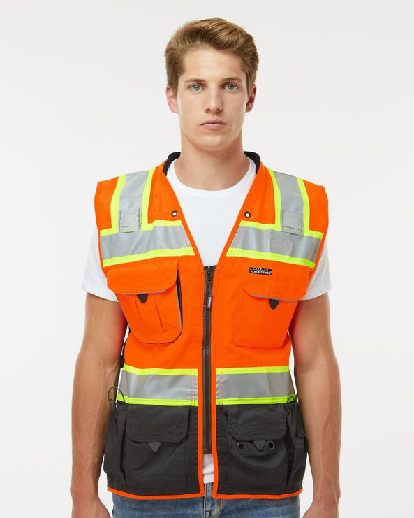 Kishigo S5002-5003 - Premium Black Series® Surveyors Vest