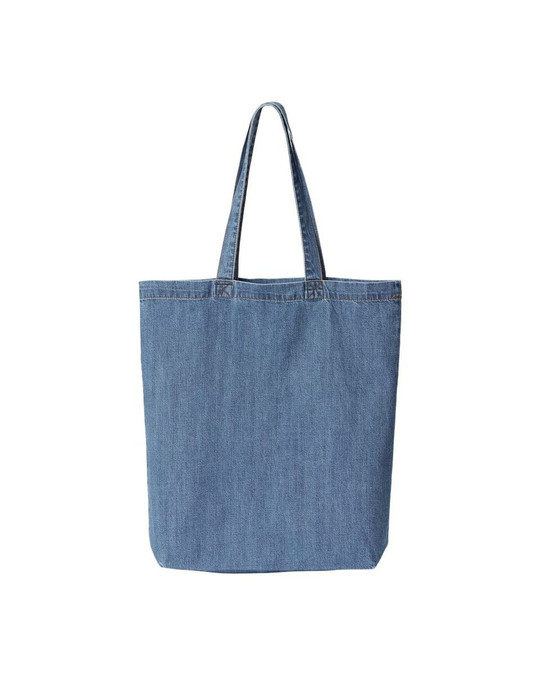 Liberty Bags 7761A - Bolsa de tela vaquera de algodón con fuelle