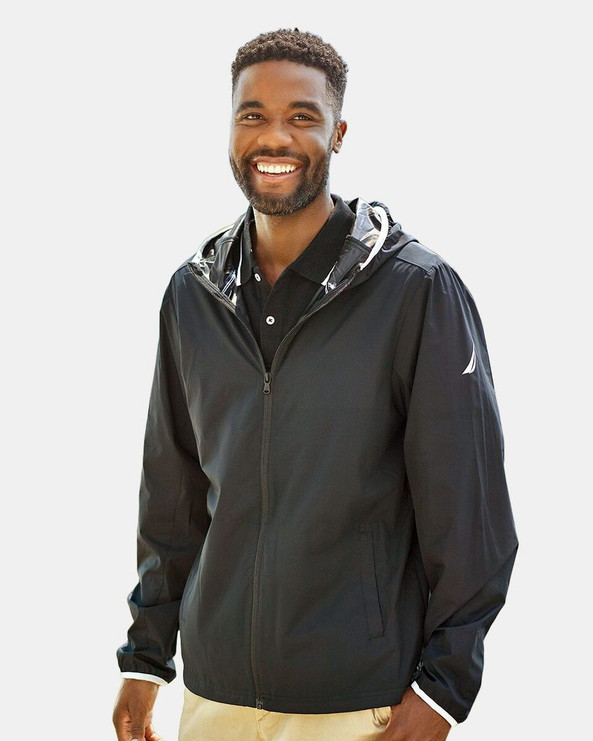 Nautica N17926 - Stillwater Hooded Windbreaker
