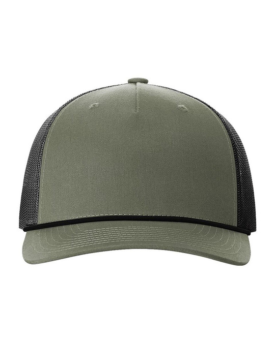 Richardson 112FPR - Gorra Trucker de cinco paneles con cuerda