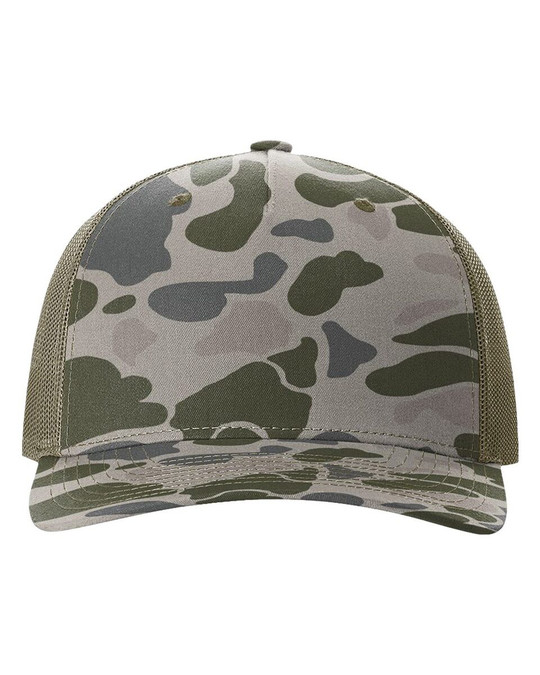 Richardson 112PFP - Gorra de cinco paneles con estampado