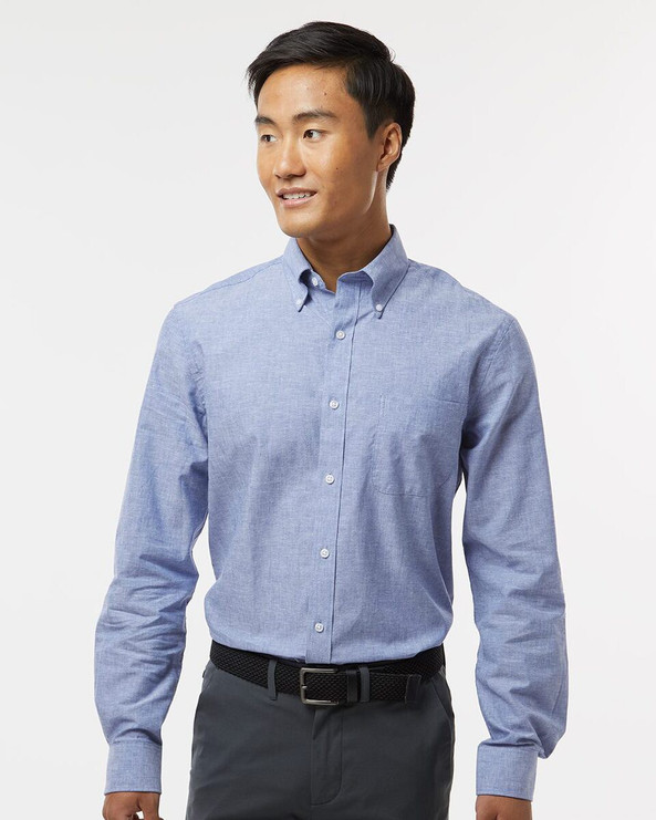Tommy Hilfiger 13TH107 - Camisa de algodón/lino