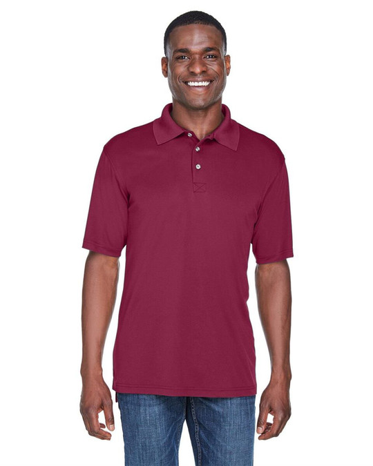 UltraClub 8425 - Polo de hombre Cool &amp; Dry Sport Performance Interlock