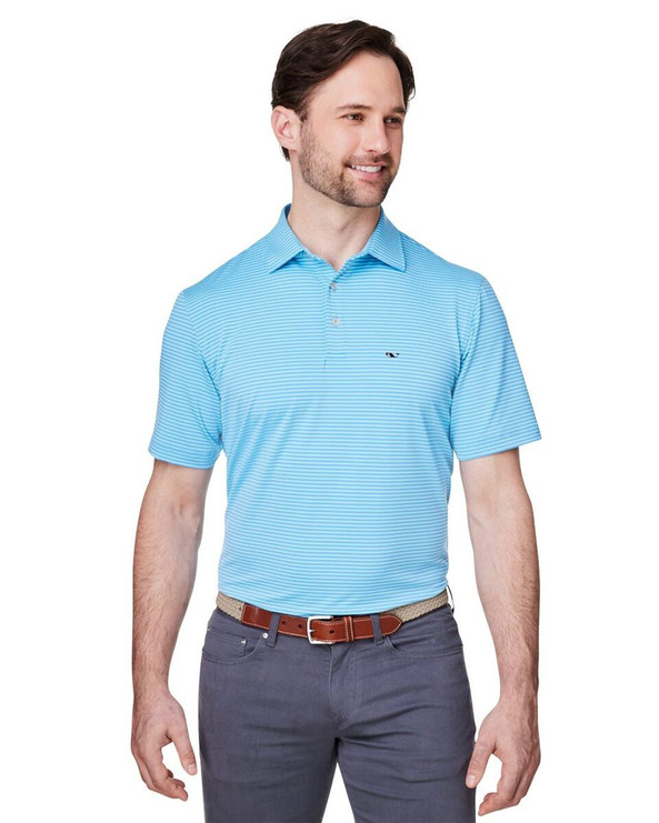 vineyard vines G012426 - Bradley Stripe Sankaty Polo