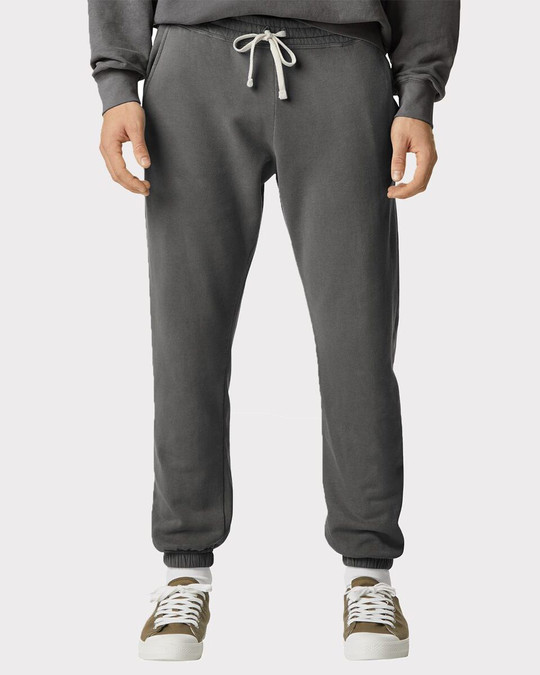 Comfort Colors 1469 - Pantalones de chándal de forro polar ligero teñidos en prenda
