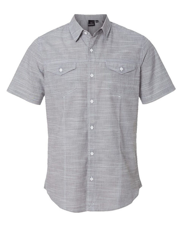 Burnside 9247 - Textured Solid Short Sleeve Shirt