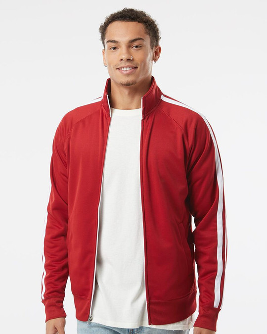 Independent Trading Co. EXP70PTZ - Chaqueta de chándal ligera con cremallera completa Poly-Tech