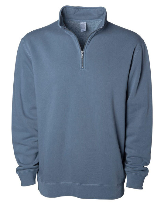 Independent Trading Co. PRM4600QZ - Jersey con cremallera y teñido pigmentado
