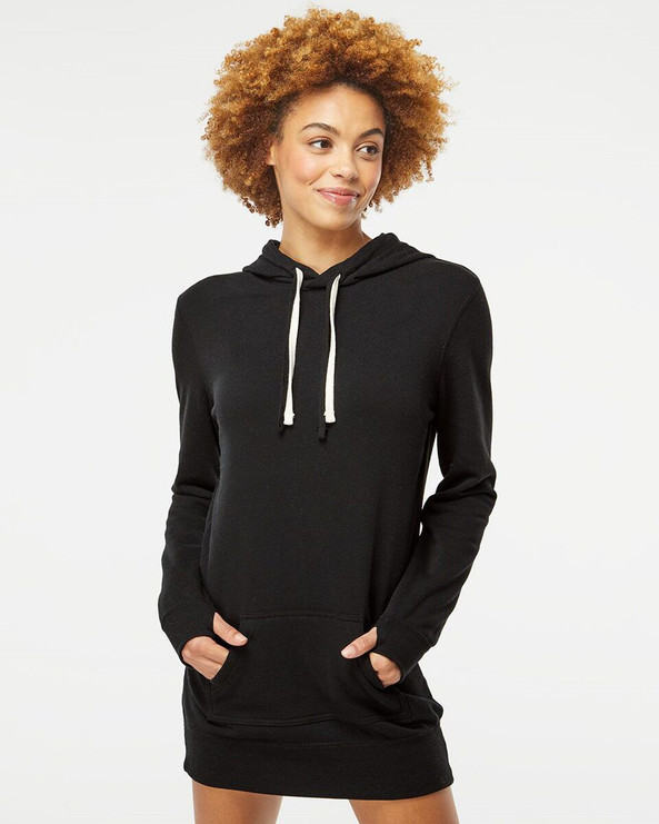 Independent Trading Co. PRM65DRS - Women’s Special Blend Hooded Sweatshirt Dress