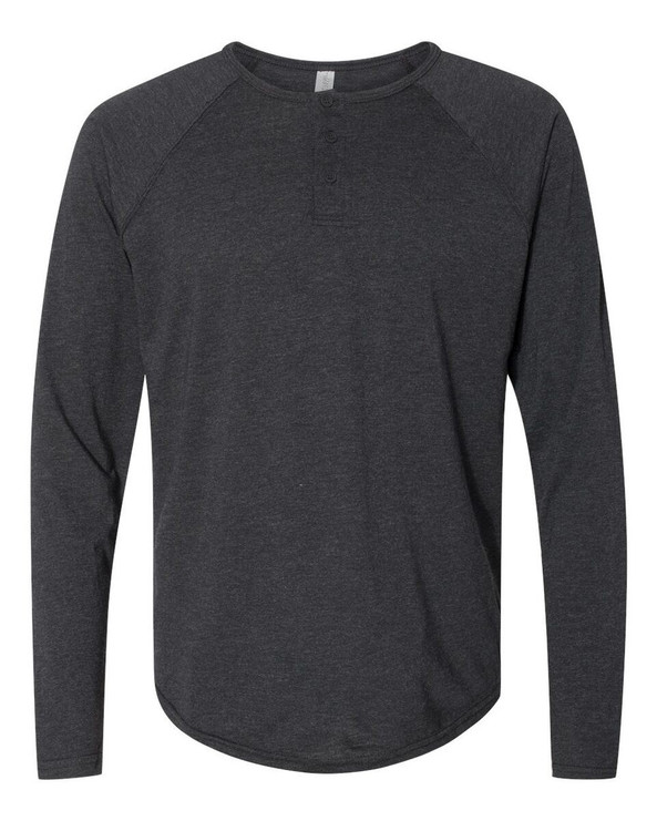 Next Level 6072 - Camiseta Triblend Henley