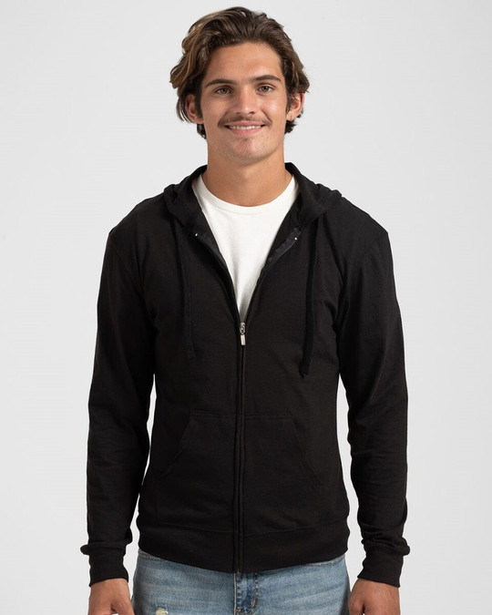 Tultex 260 - Beach Full-Zip Hooded Long Sleeve T-Shirt