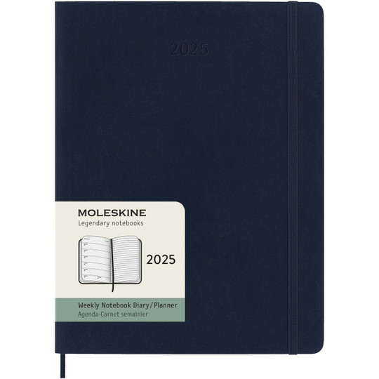 Moleskine 107755 - soft cover 12 month weekly XL planner