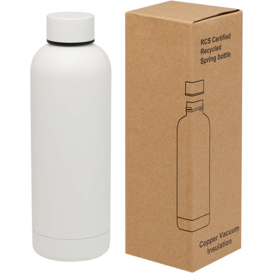 Spring 500 ml RCS certified recycled stainless steel copper vacuum insulated bottle - EgotierPro 100798