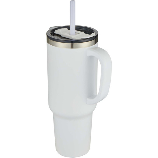 Sydney 1200 ml double wall RCS certified copper vacuum insulated tumbler with straw - EgotierPro 100802