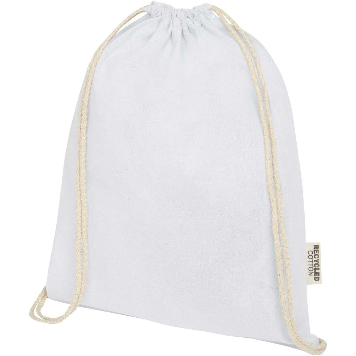 Oregon tas met trekkoord van 140 g/m² GRS gerecycled katoen - EgotierPro 120735