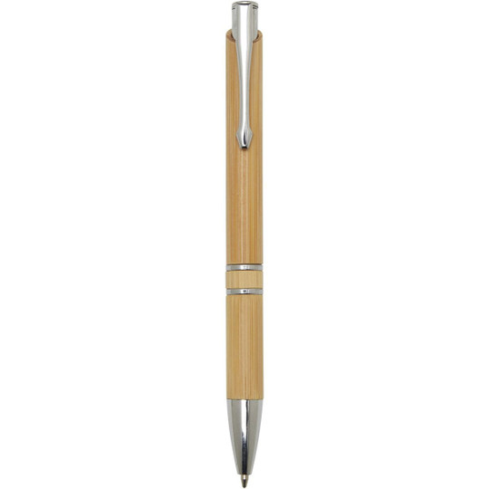 Wicker balpen van bamboe (zwarte inkt) - EgotierPro 106253