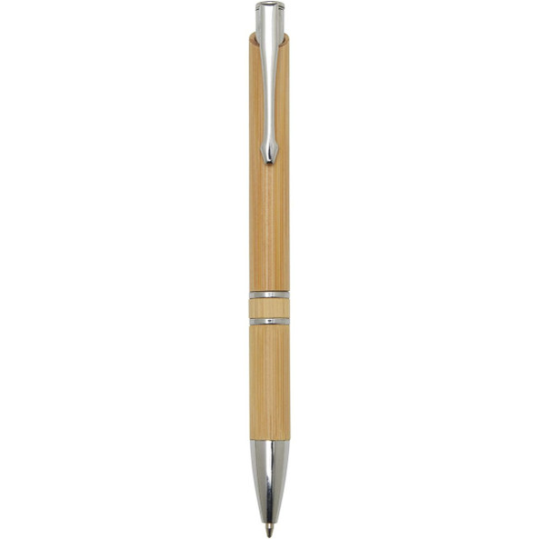 Wicker bamboo ballpoint pen (black ink) - EgotierPro 106253