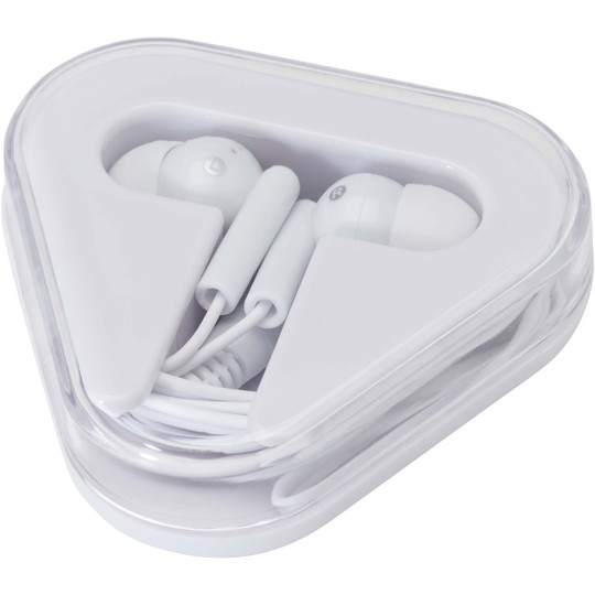 Rebel earbuds with recycled plastic storage box - EgotierPro 124439