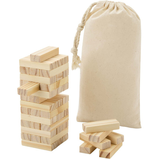 Jumble spel met omvallende toren van hout - EgotierPro 104612