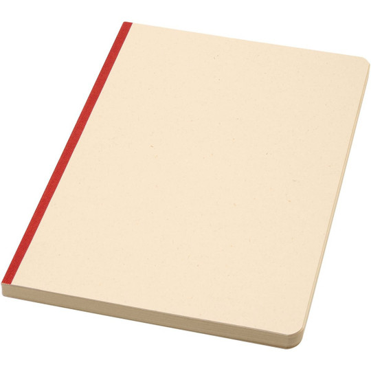 Liliana A5 sugarcane and RPET soft cover notebook - EgotierPro 106125