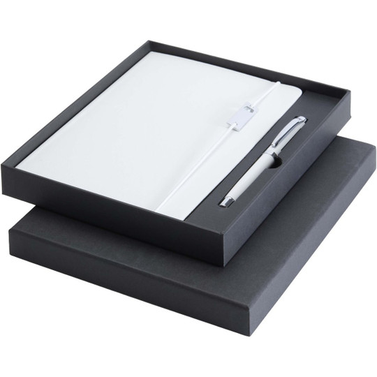 Luxe 106258 - Legato Elegance A5 hard cover notebook and rollerball pen set