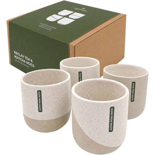 Originalhome 126434 - Lot de tasses à thé et à matcha Reclay 350 ml d'