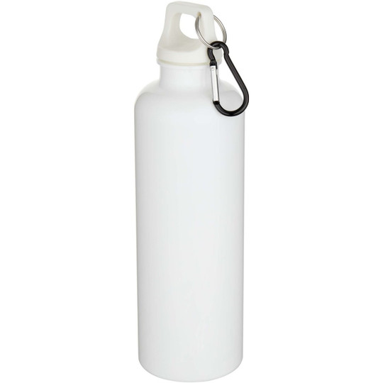 Oregon 750 ml effen RCS gerecycleerde plastic drinkfles met karabijnhaak - EgotierPro 100878