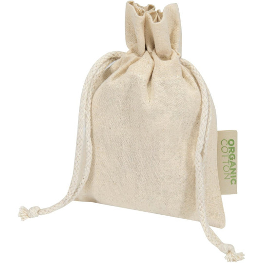 Odisha 140 g/m² OCS Bio Zuziehbeutel – 15 × 10 cm - EgotierPro 120796