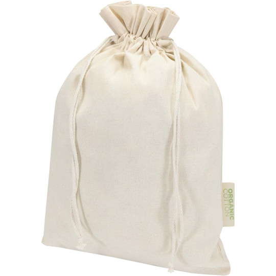 Odisha 140 g/m² OCS biologisch katoenen geschenktas – 42 x 30 cm - EgotierPro 120798
