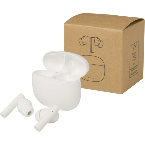 Alterf gerecycleerde plastic True Wireless Bluetooth®-oordopjes met siliconen oordopjes - EgotierPro 124482