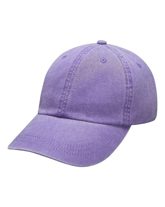 Adams Headwear LP101 - Gorra tipo dad hat teñida con pigmentos de Optimum