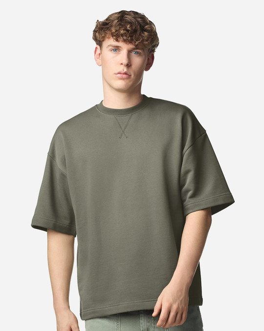 American Apparel FTEX00 - Sudadera unisex Ex Crew de felpa francesa