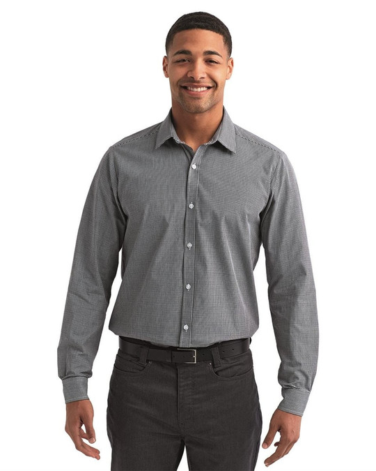 Artisan Collection by Reprime RP220 - Camisa de Algodón Microcuadros Vichy para Hombre