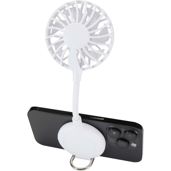 Ventilateur portable magnétique en plastique recyclé Ventio - EgotierPro 124520