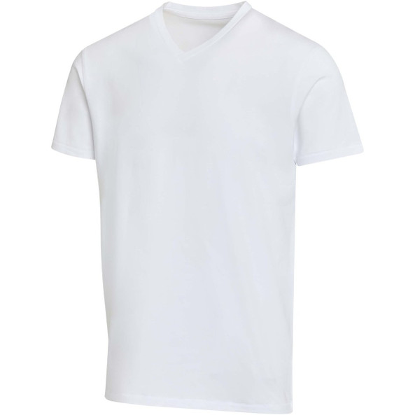 Elevate 39665 - T-shirt unisexe en coton bio certifié OCS Balfour à manches courtes et col en V de 200 g/m²
