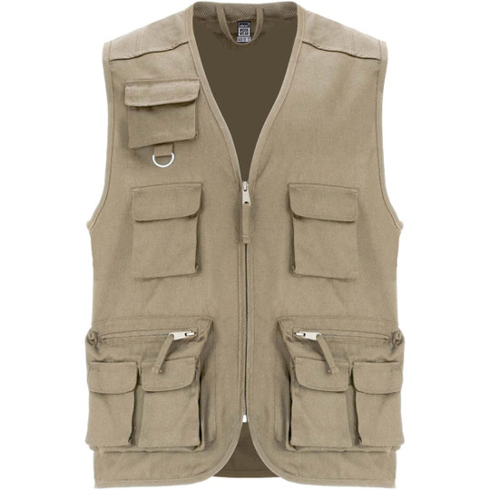 Roly WRK R9111 - Venera 200 g/m2 v-neck multi-pocket workwear vest