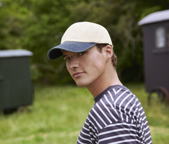 BEECHFIELD BF673 - Casquette 6 pans contrastée