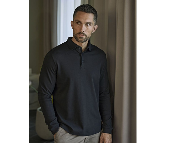 TEE JAYS TJ1442 - Long-sleeve Pima cotton polo