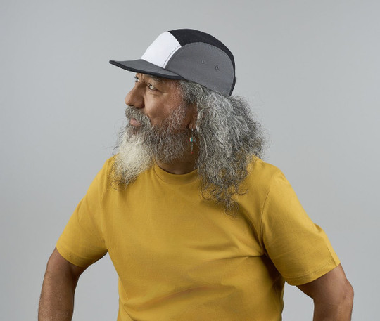 ATLANTIS AT316 - 5-panel cap with flat visor and washed effect