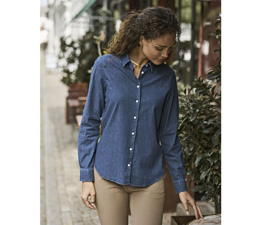 TEE JAYS TJ4005 - Dames spijkerblouse