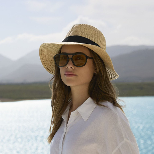 BEECHFIELD BF725 - Braided paper hat imitating straw