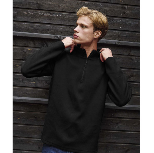 NEUTRAL R73603 - Recycled zip-neck fleece