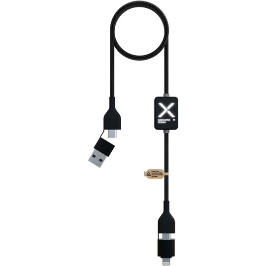 SCX.design 2PX212 - C32 câble de charge 60 W pour Switch avec logo lumineux