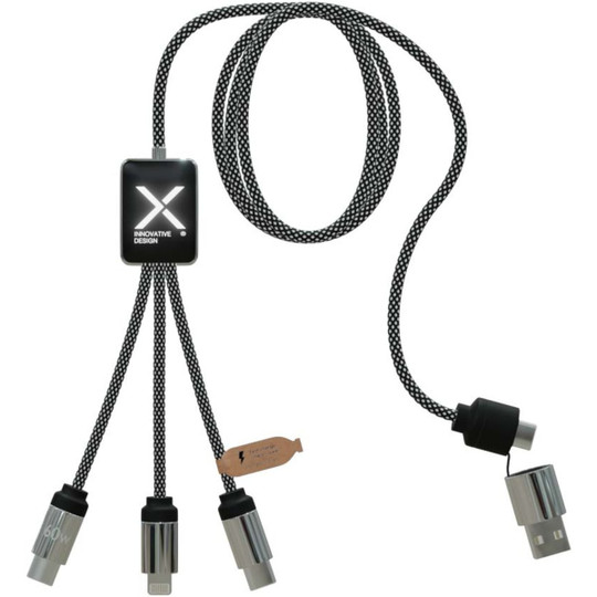 SCX.design 2PX213 - C33 60W Type-C charging cable with dual light-up logo