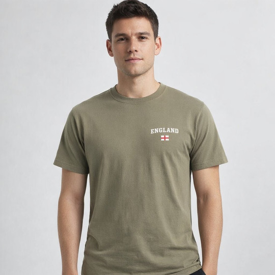 England Themed Unisex T-shirt 11380-CDEN