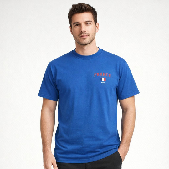 France Themed Unisex T-shirt 11380-CDFR