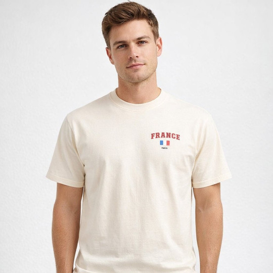 France Themed Unisex T-shirt 11380-CLFR